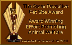 The Oscar 
Pawsitive Pet Site Award 