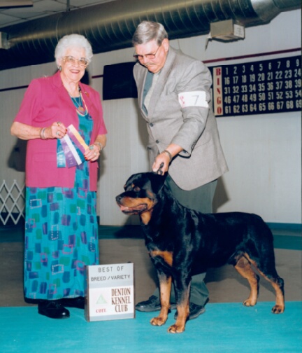 Burban taking Best of Breed