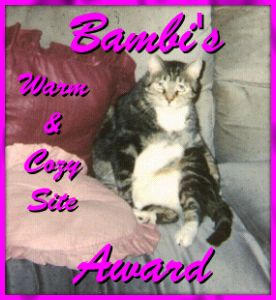 Bambi's Warm & Cozy Site Award