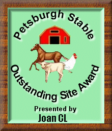 Petsburg Stable Outstanding Site Award