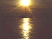 Fishing boat at sunset