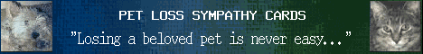 [Banner for Pet Loss Sympathy Cards]