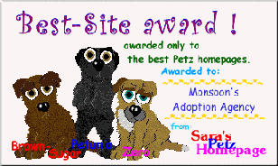 Sara's Petz Homepage