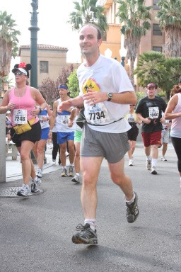 Me at the 2008 Disney Half Marathon