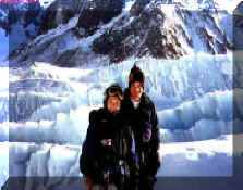 Jim and Ang on the mer du glace