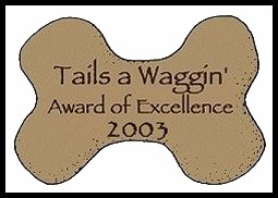 Tails A Waggin Award of Excellence