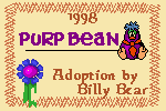 Adopt your own Purp Bean here!