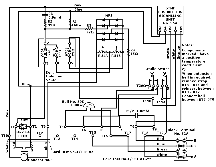 Telephone Number 782 Wiring Diagram