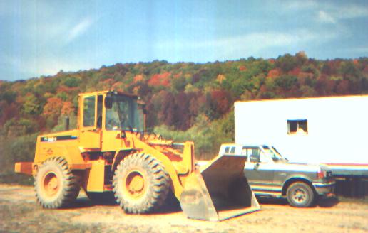 Loading dump trucks in Creemore, ON