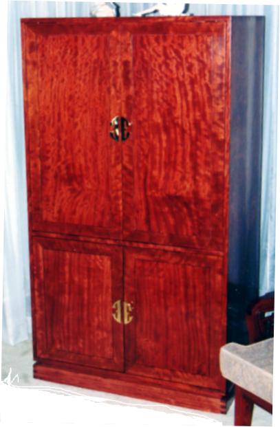 Bubinga Cabinet