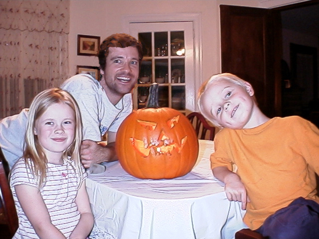 Taylor & Alex with Uncle Andrew in Berwyn