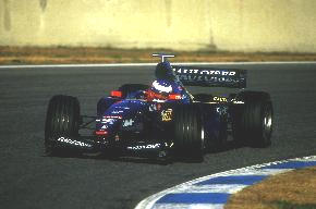 Jenson testing for Prost in late 1999