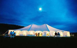 Epic Pole Tent By Moonlight