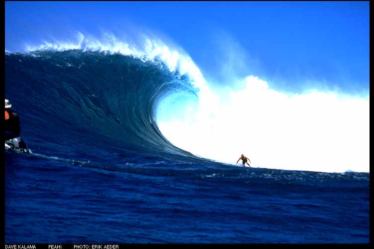 Dave Kalama at Jaws - that lip can smash bodies.