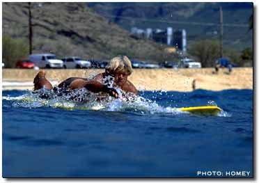 The mystic art of paddling.