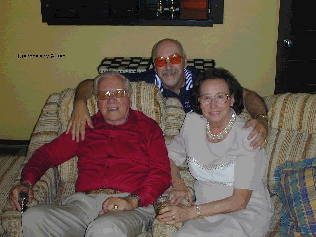 Dida (grandpa), Baka (grandma) and Dad