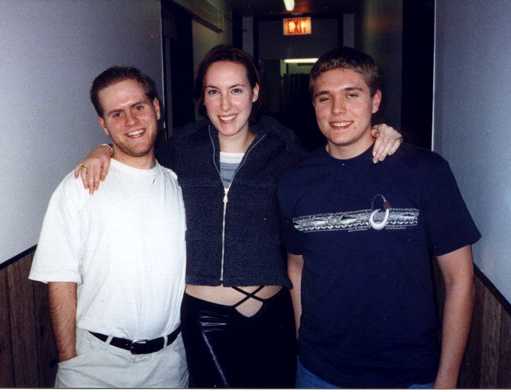 Jeff, Kat and Joseph at OIT, 2000