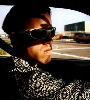 Ivan driving through Orange County, 1997.