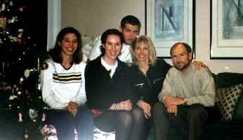 Christmas with the family I stayed with in Seattle, 1997.