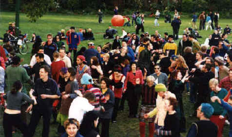 Free Full Moon Dance Party held at the Alexandra Gardens