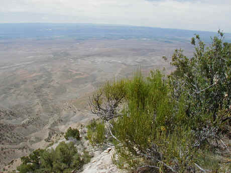 At the overlook right before the big descent