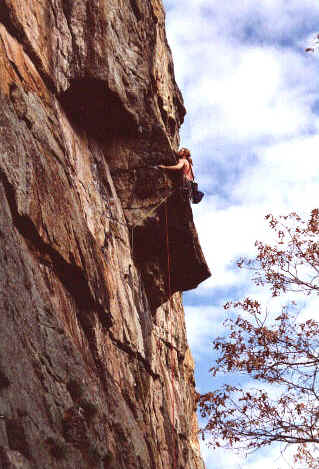 Scott Reitsma cruising the first crux of M.F.