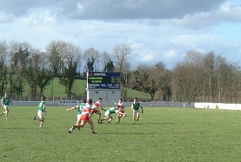 Action from the Glenfin V Dungannon 2001/02 final