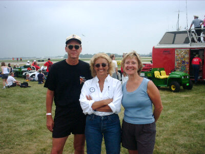 Patty Wagstaff, Debby Gary, and Me