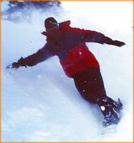 Riding Sweet Powder in Whistler BC, Canada