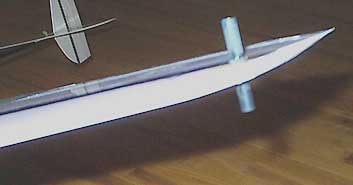 Left wingtip spoiler, non retractable