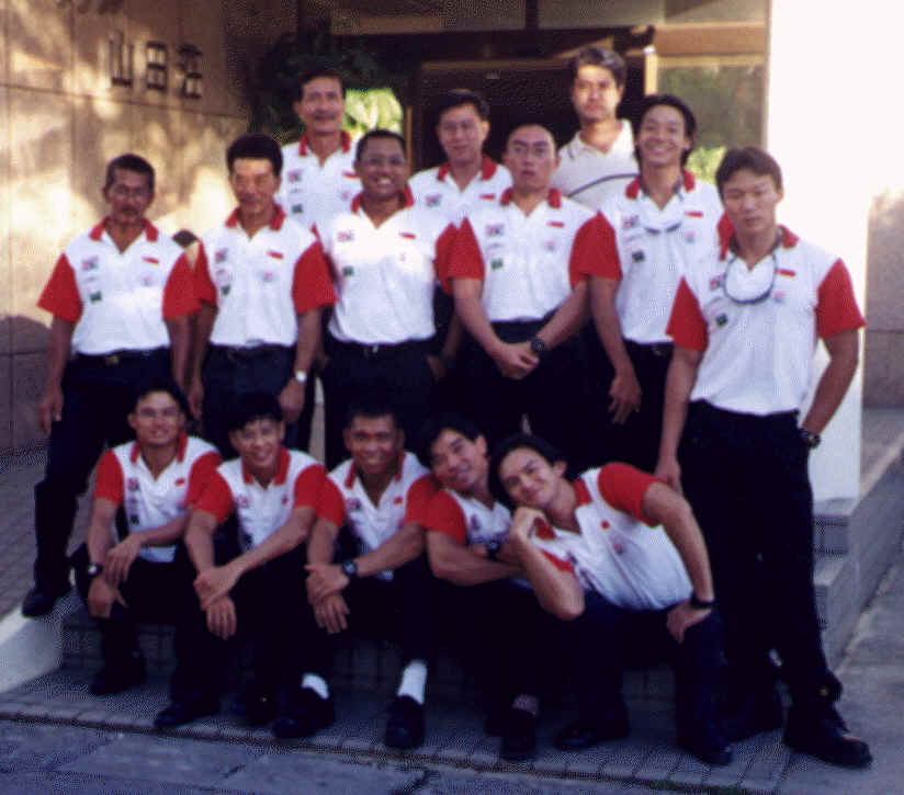 This is the men's team that went for the Japan race this year 1998.