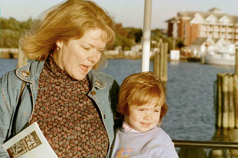 Mom and 'Becca, Ocracoke NC