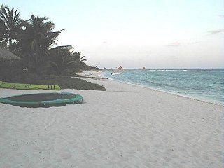 Beach outside of Condos looking north