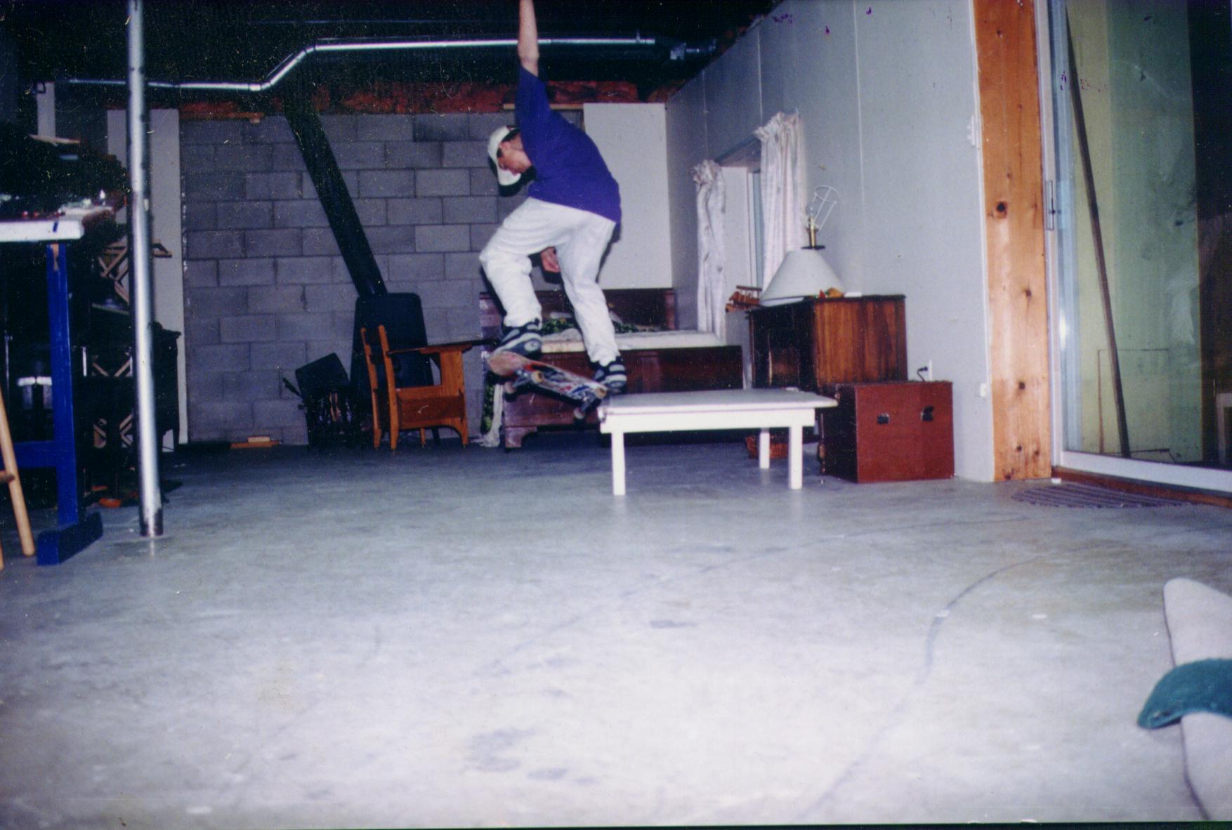 Switch Nollie Big-Spin Flip K-Grind Nollie B-Side 180 Heelflip Out. OK. Just a K-Grind to Fakie.