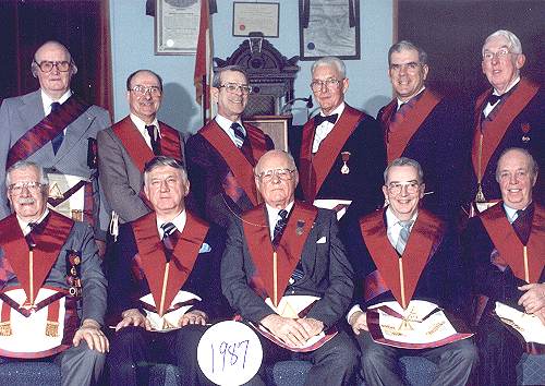 Chapter officers 1987