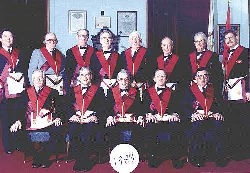 Chapter officers 1988