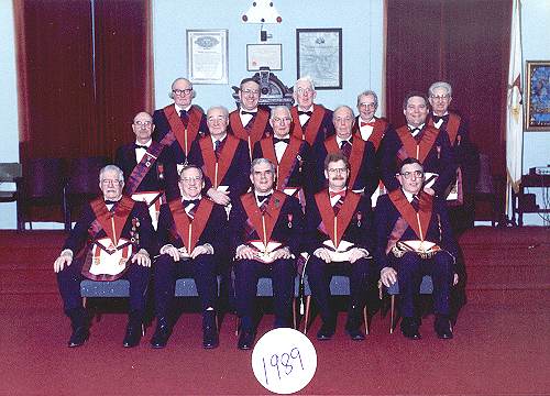 Chapter officers 1989