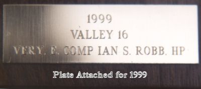 Trophy plate