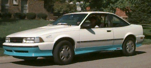 A picture of white '88 Cavalier Z24