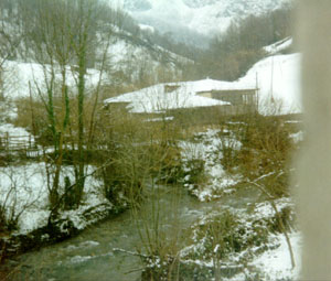 Confluencia de los rios Huerna y Foz