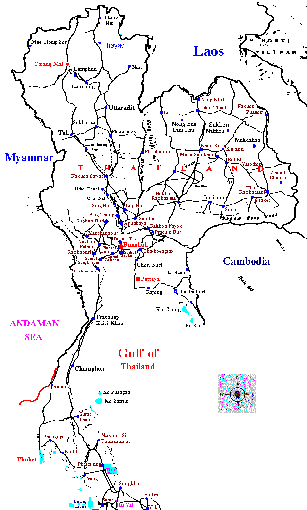 [ Map of Thailand ]