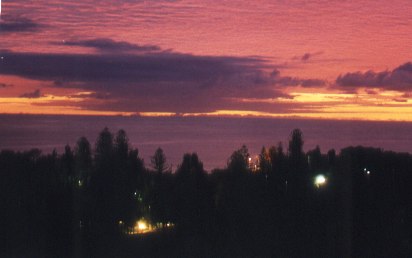 Sunrise at Collaroy Center.