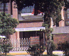 Front gates of Taipei American School.