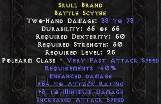 Skull Brand Battle Scythe