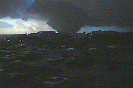 Tornado: View from the weather office