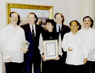 receiving an Environmental Award