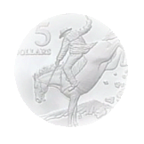 New Five dollar commemorative coin