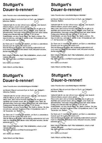 Flyer vorne