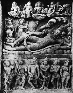 Sculpture of Hindu Creation Myth