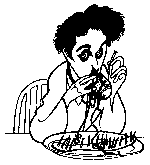 imagine charlie chaplin eating shoe with knife & fork